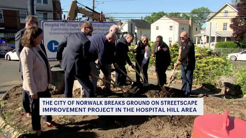 Story image: $1.3 million streetscape project breaks ground in Norwalk