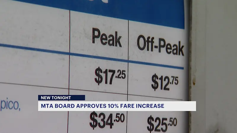 Story image: 'I do not like it.' Frustrated MTA board approves 10% increase for Metro-North tickets