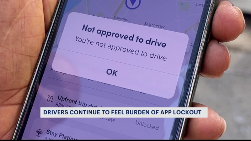 Story image: Bronx rideshare drivers continue to deal with lockouts, city plans to take action