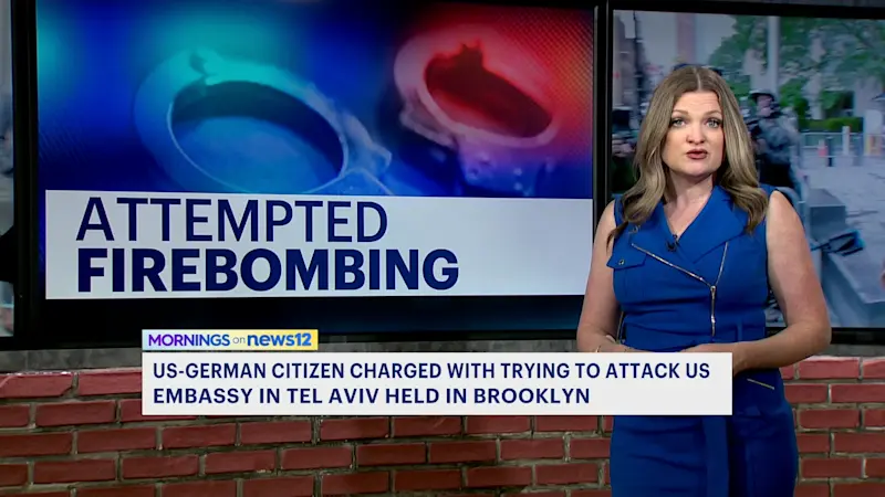 Story image: Man facing federal charges in Brooklyn after arrest for trying to firebomb U.S. Embassy office