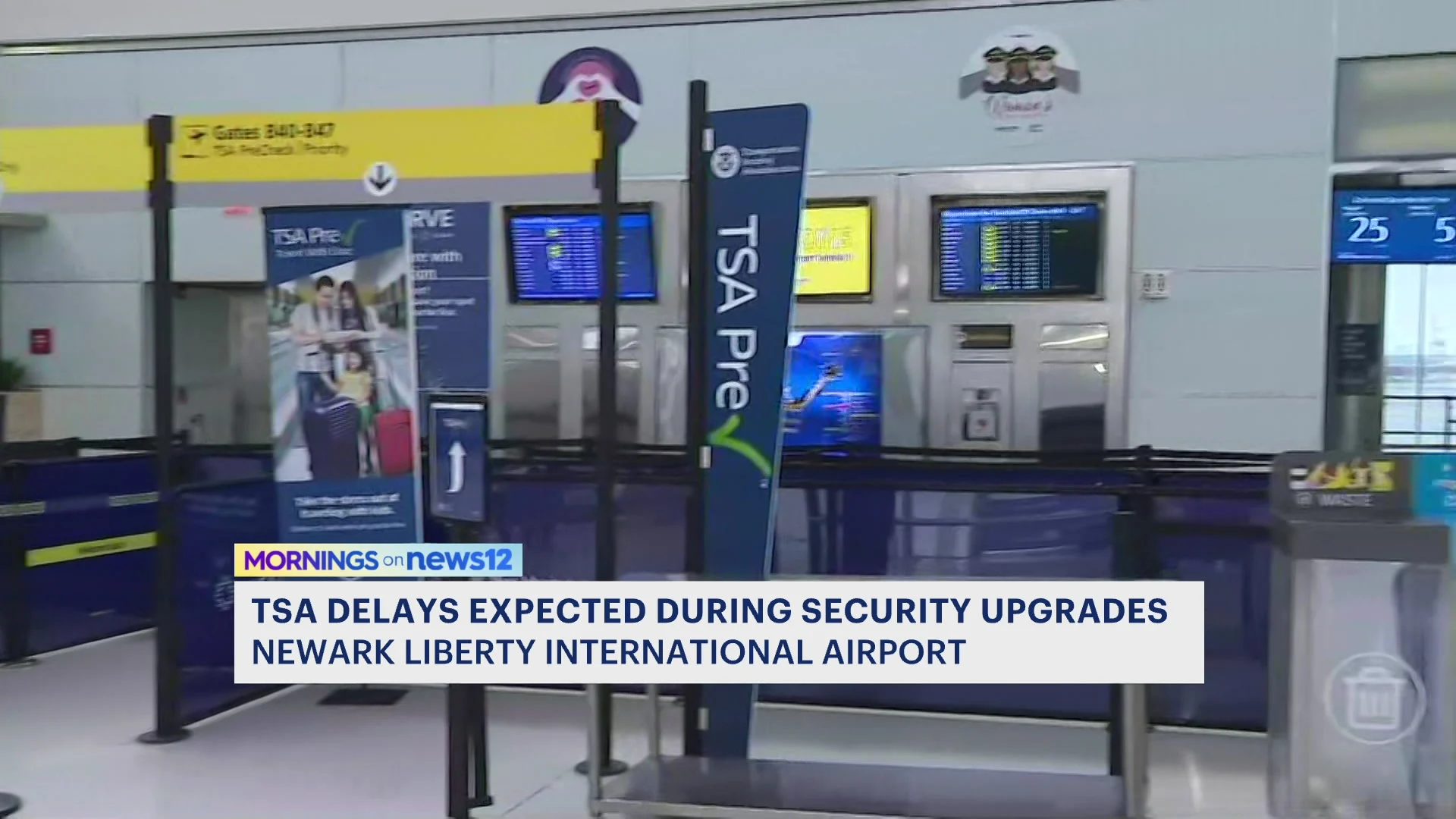Security upgrades at Newark Liberty International Airport are underway. What travelers need to know.