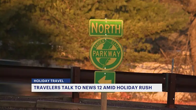 Story image: Holiday travelers gear up for busy traffic conditions in New Jersey