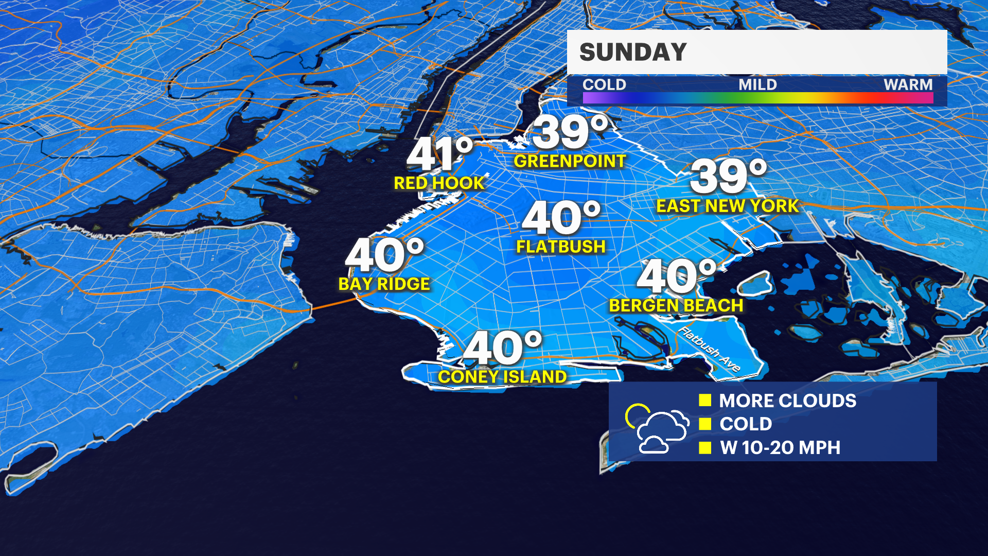 Bitter cold start to December in Brooklyn