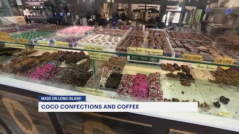 Story image: Made on Long Island: COCO Confections and Coffee in Sea Cliff