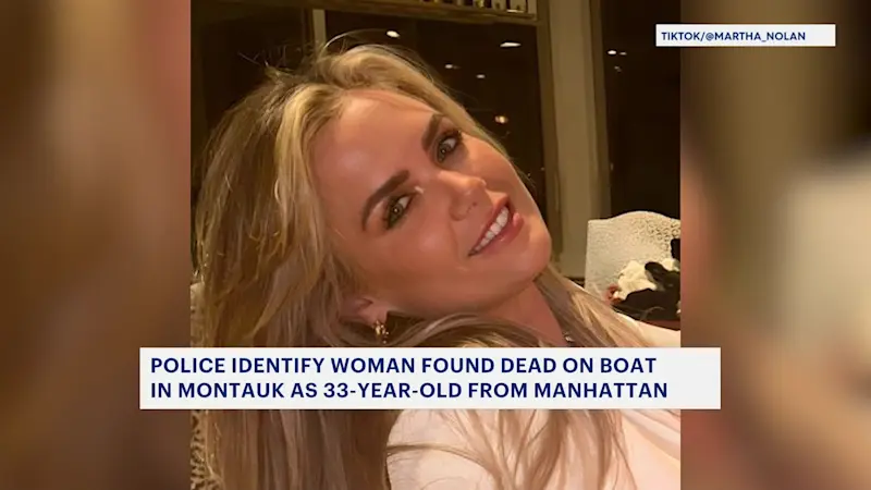 Story image: Suffolk police: Woman found dead on boat in Montauk; homicide detectives investigating 