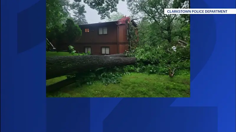 Story image: Flooding reported in Clarkstown following storm