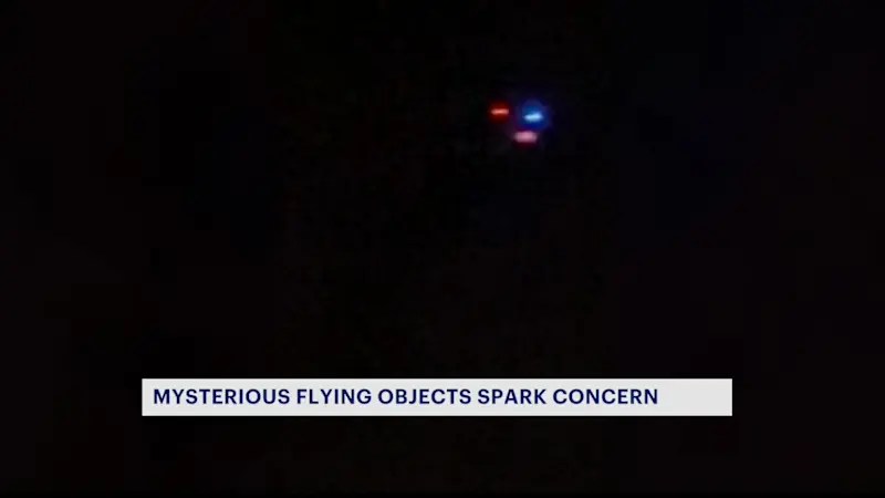 Story image: Mysterious flying objects continue to spark concern across tri-state area