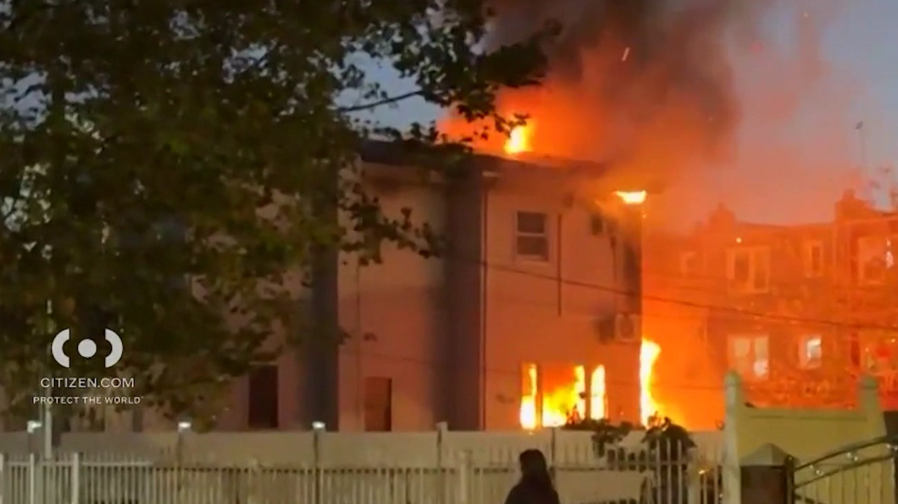 Person hurt after blaze consumes Throggs Neck home