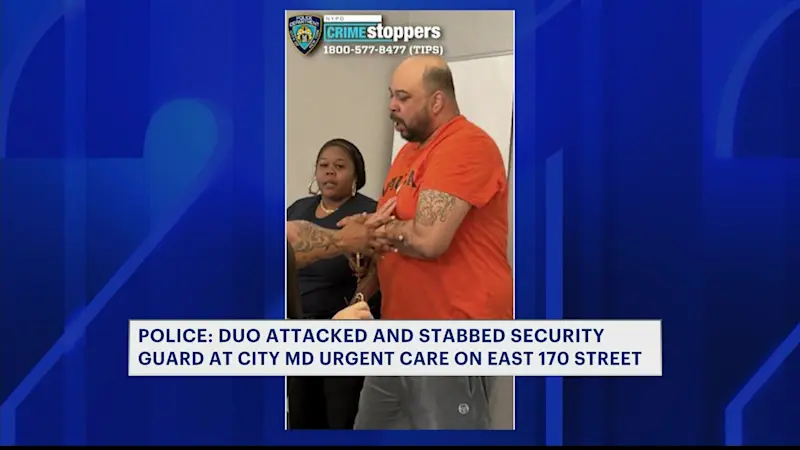 Story image: Man and woman wanted for assaulting security guard inside City MD Urgent Care