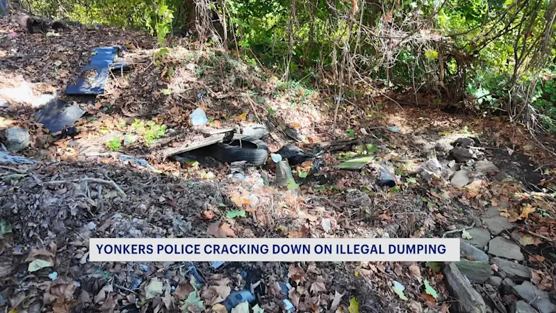 Story image: Garbage behavior: Yonkers police crackdown on illegal dumping