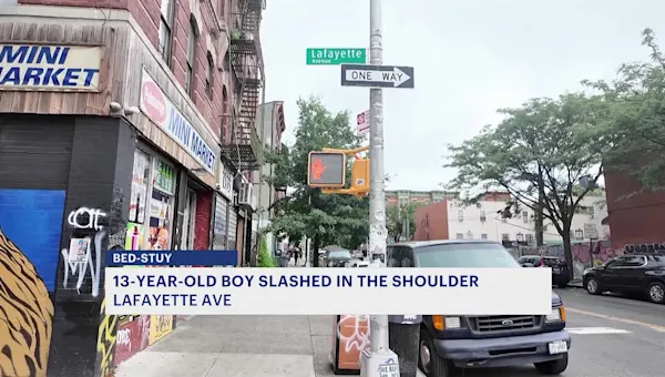 NYPD: 13-year-old boy slashed in Bed-Stuy; suspect sought