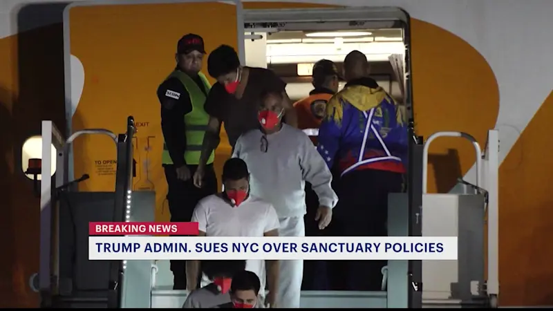 Story image: Trump administration sues New York City over ‘sanctuary city’ policies