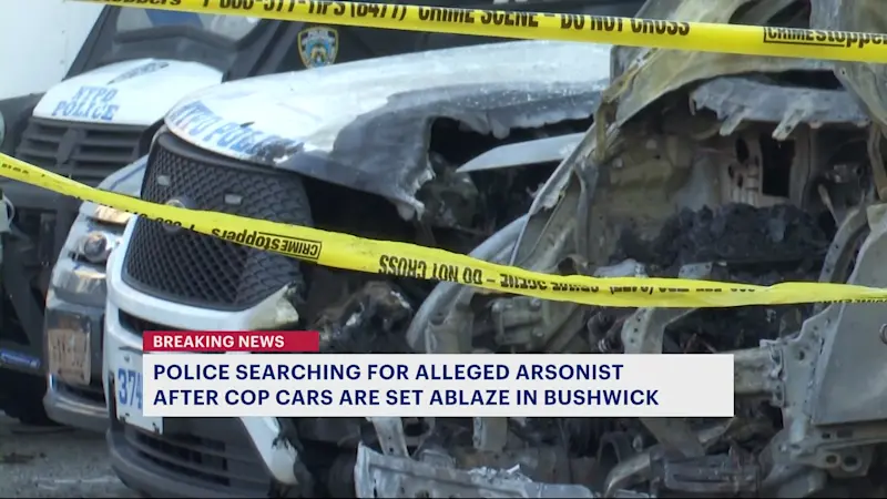 Story image: 3 NYPD vehicles in Bushwick lot had fire starters in them, mayor says
