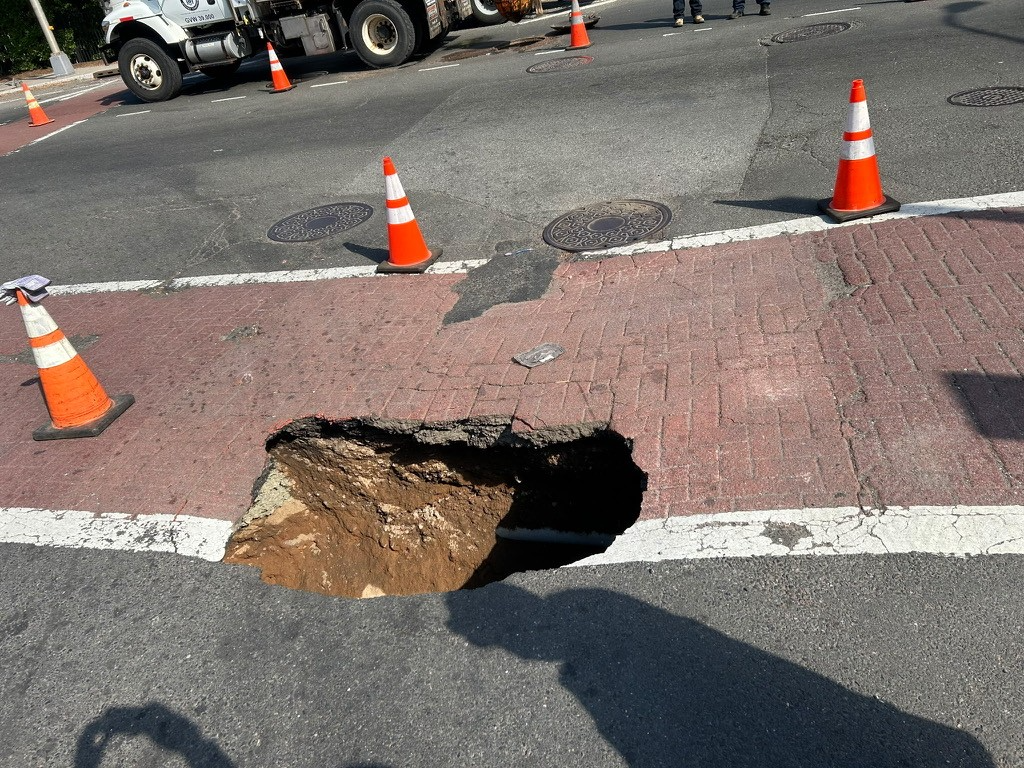 Newark sinkhole