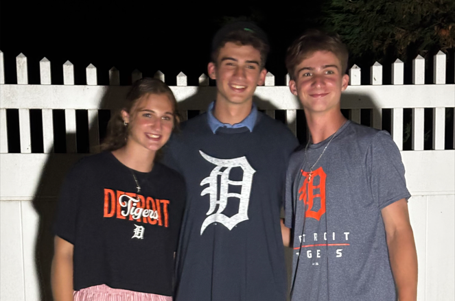 Story image: A dream, a workout & a T-shirt: The story behind Hauppauge's Michael Oliveto being drafted by the Tigers