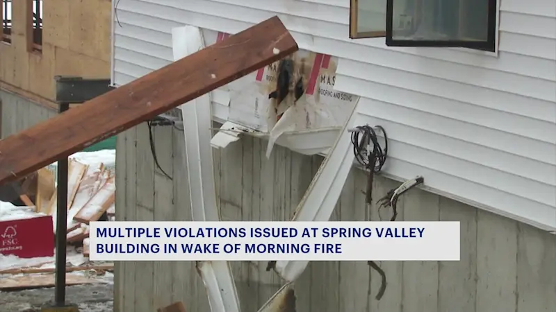 Story image: Violations found after Spring Valley building fire 