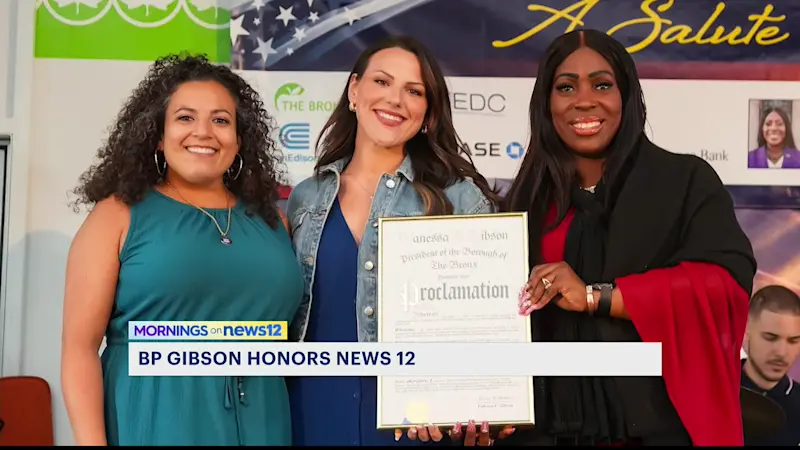 Story image: News 12 The Bronx recognized by Bronx Borough President