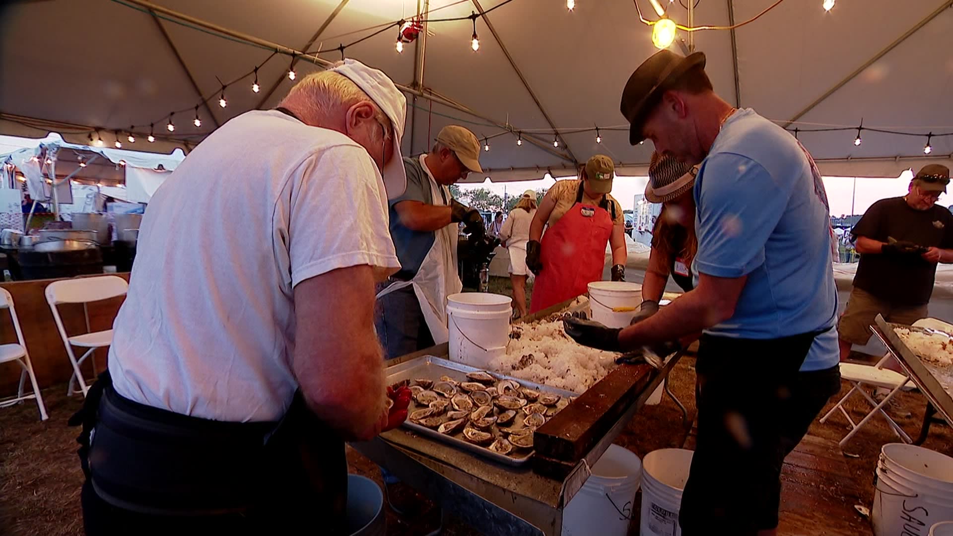 Weather, not health concerns, cuts 45th Norwalk Oyster Festival short