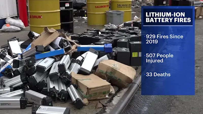 Story image: FDNY: New federal legislation will combat lithium-ion battery fires in NYC