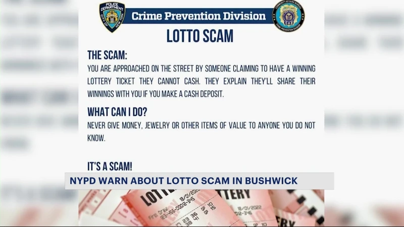 Story image: Brooklyn residents warned about trending lotto scam in Bushwick