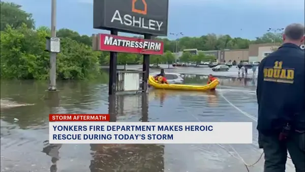 Yonkers Fire Department makes heroic rescue during Thursday's storm