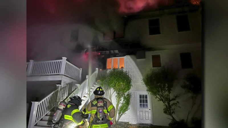 Story image: Stamford FD reminds community about free smoke detector program after local family escapes burning home