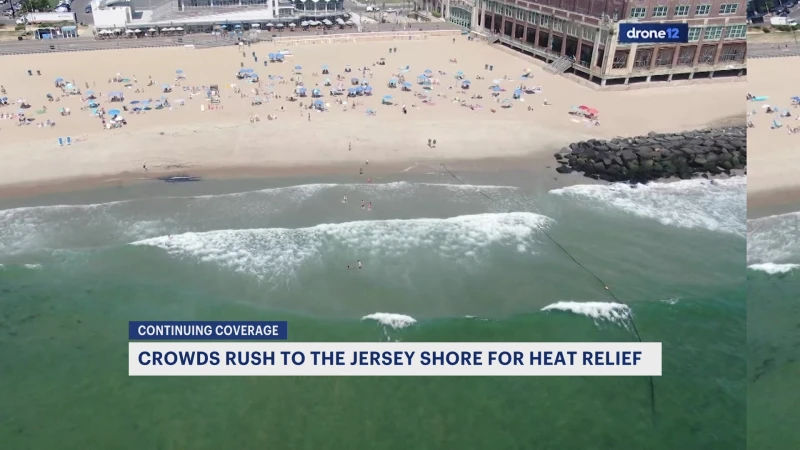 Story image: Heading to the Jersey Shore to escape the heat? Beware of the cold ocean water