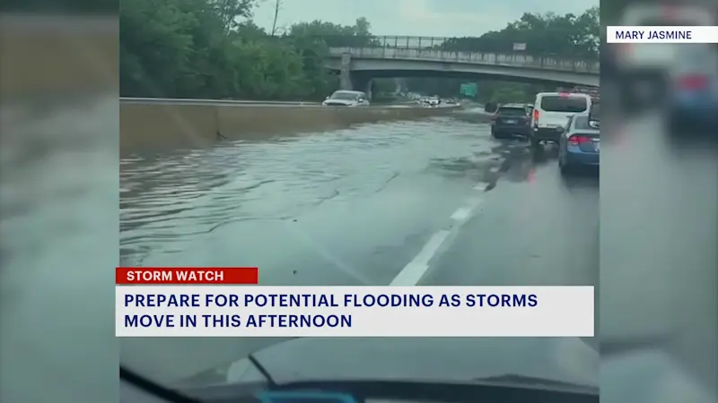 Story image: Rain floods roadways across Hudson Valley, with more severe storms expected today