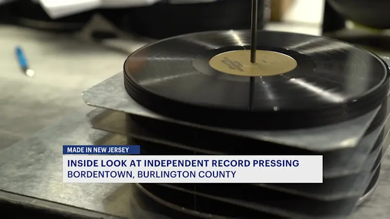Story image: Made in New Jersey: Vinyl records making a comeback