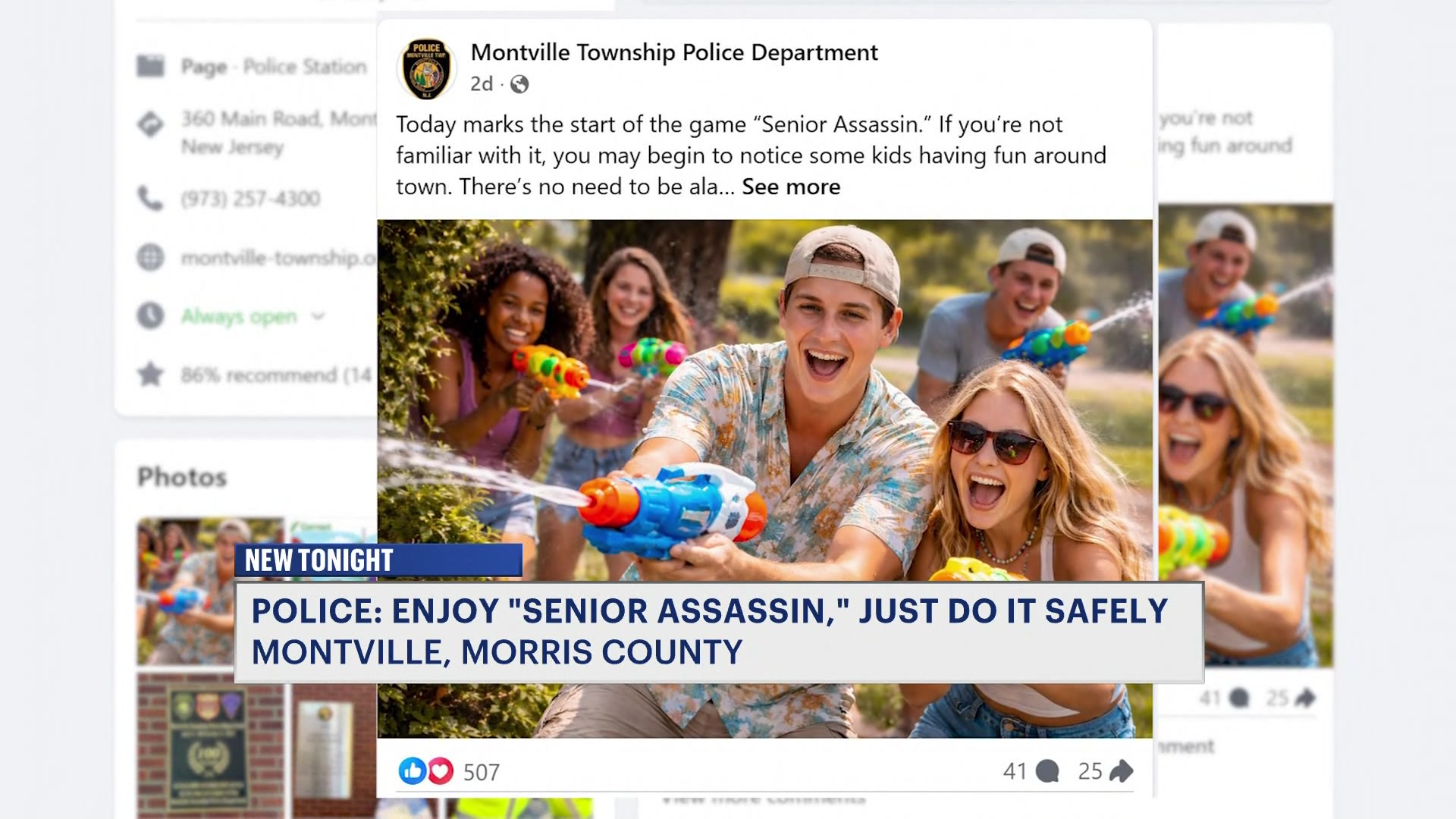 Senior Assassins take over Montville: Water guns, strategy and one last game before graduation