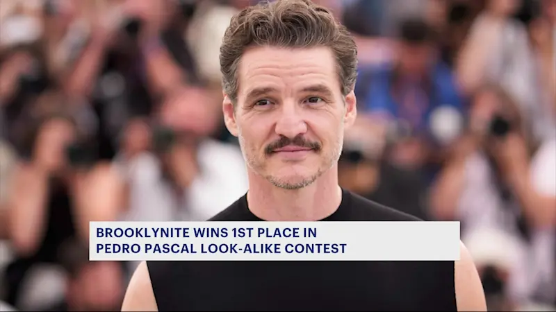 Story image: Brooklyn man goes viral after winning Pedro Pascal lookalike contest