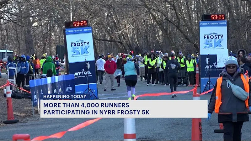 Story image: NYRR’s Frosty 5K lives up to its name in Prospect Park