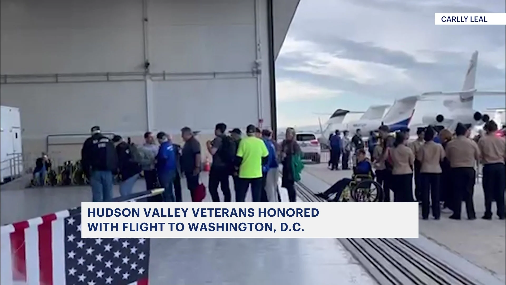 Hudson Valley veterans honored with flight to visit Washington DC