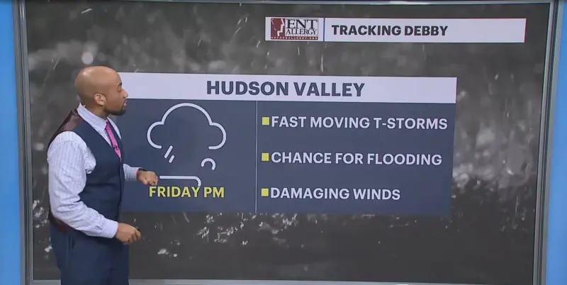 Story image: Tracking Debby: Hudson Valley