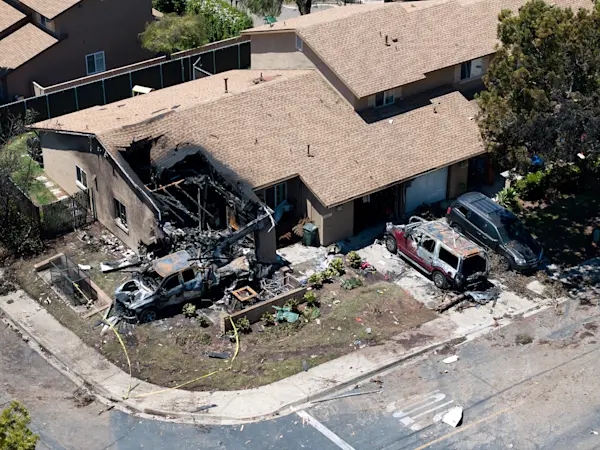 Story image: Officials: Multiple people killed in CA plane crash; aircraft left from NJ