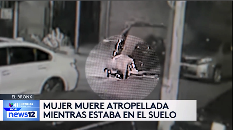 Story image: Univision 41 News Brief: Mujer muere atropellada mientras estaba en el suelo
