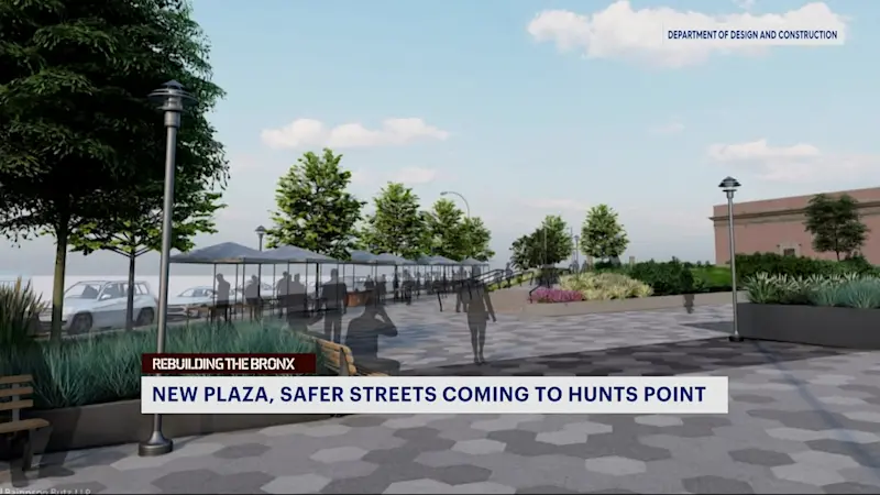 Story image: Del Valle Square in Hunts Point under massive reconfiguration plan