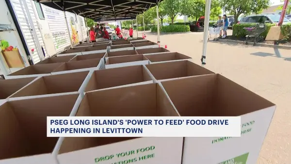 Power to Feed: PSEG LI holds food drive in Levittown