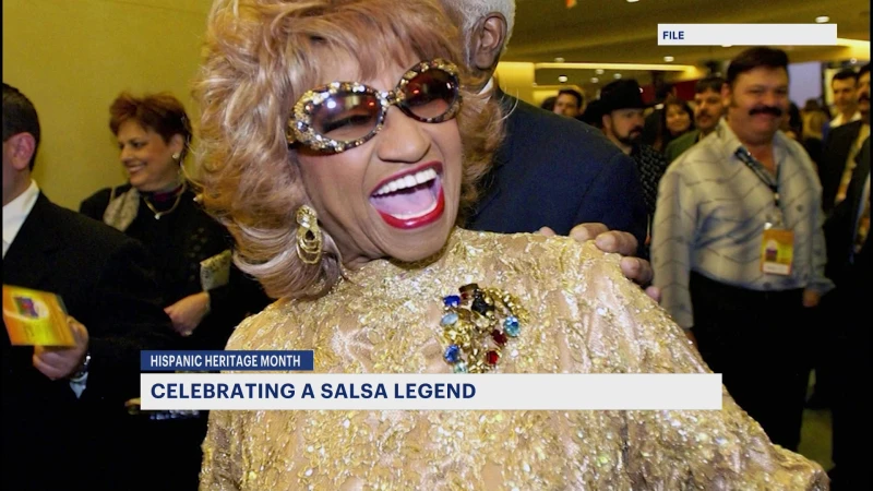 Story image: NJ Hall of Fame honors salsa legend Celia Cruz with exhibit during Hispanic Heritage Month