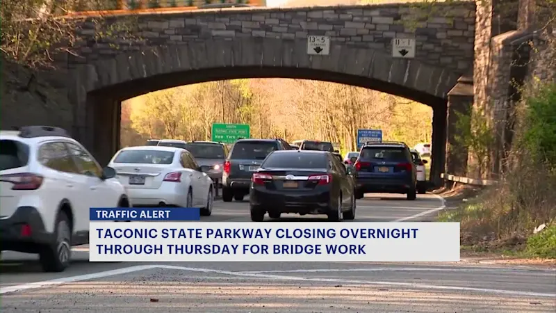 Story image: Expect nightly closures on Taconic Parkway amid Mount Pleasant bridge repairs