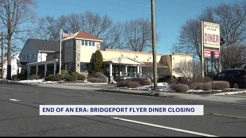 Story image: END OF AN ERA: Milford's Bridgeport Flyer Diner closing