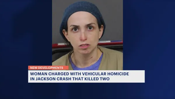 Authorities: Toms River woman charged with vehicular homicide following deadly crash in Jackson Township