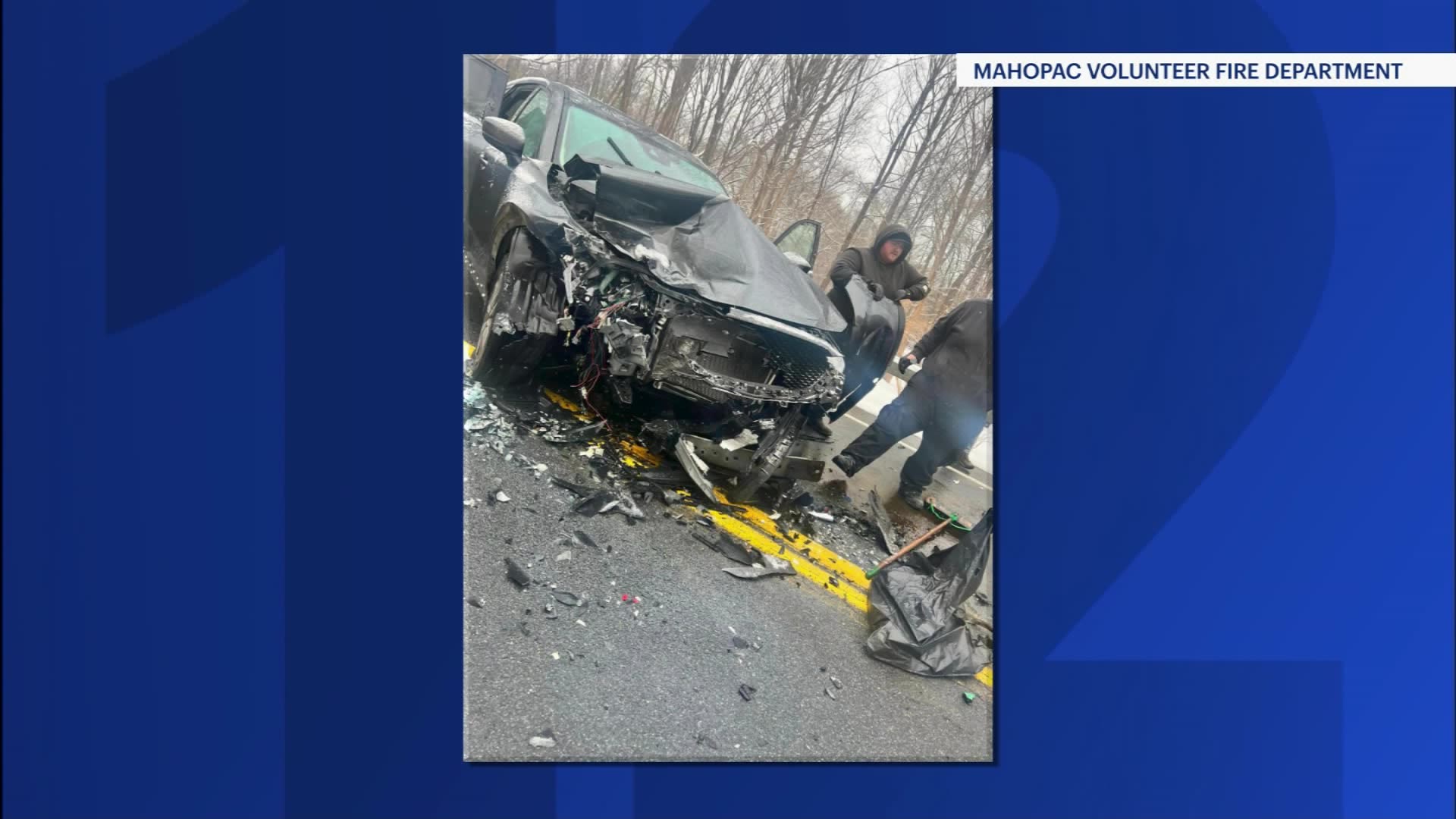 2 injured, icy conditions suspected in headon Mahopac collision