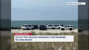 Authorities: Swimmer rescued in Long Beach