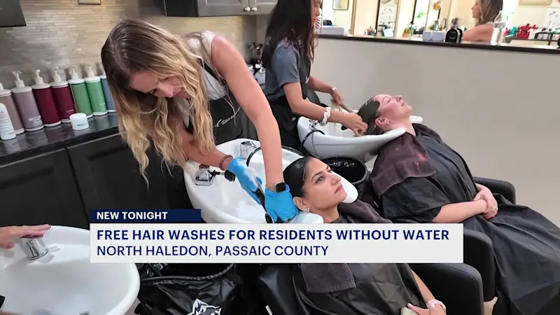 Story image: North Haledon salon offering free hair washes until water gets restored
