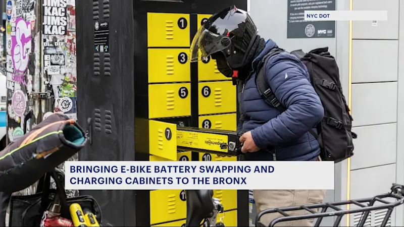 Story image: E-bike battery charging stations coming to city streets to prevent deadly fires