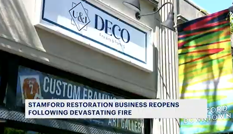 Story image: Stamford restoration business thriving following devastating fire