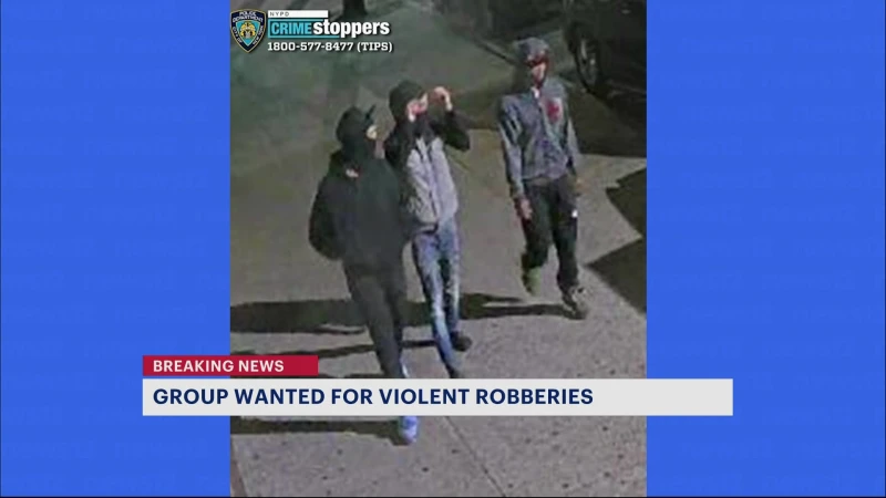 Story image: Police: 4 people wanted in connection to violent string of robberies