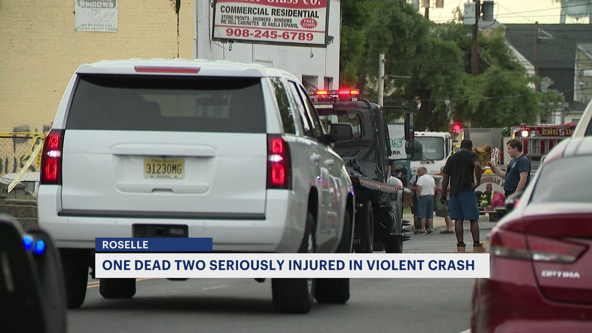 News 12 | New Jersey | Police 21 Year Old Man Killed In Roselle 2 Car Crash