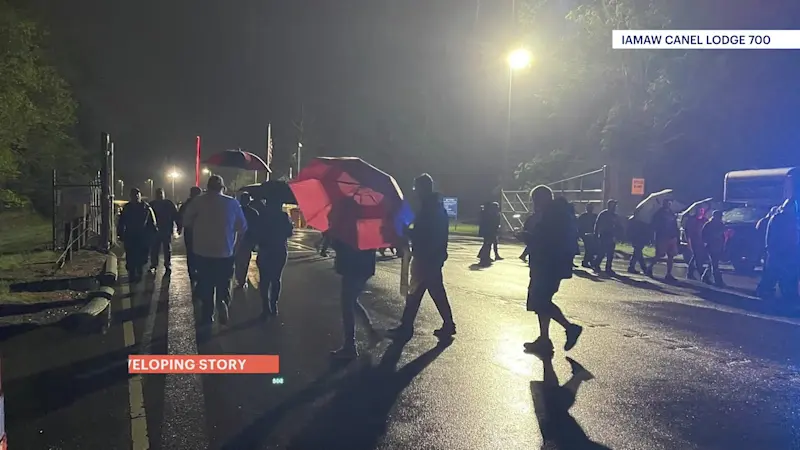 Story image: 3,000 Pratt & Whitney workers go on strike to 'fight for a fair contract'